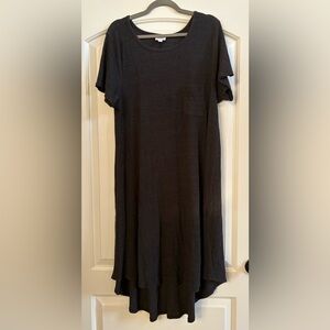LuLaRoe Black T-Shirt Dress